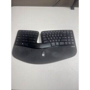 Microsoft Sculpt Ergonomic Desktop Keyboard  w/ USB Dongle WORKS Model 1559 NICE